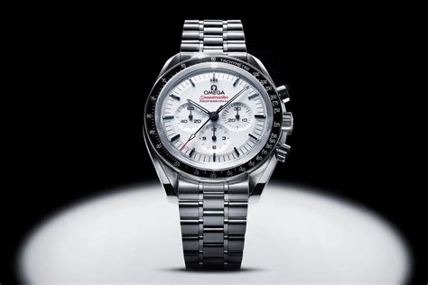 omega speedmaster day date white dial|white dial omega speedmaster moonwatch.